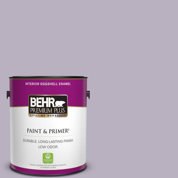BEHR PREMIUM PLUS 1 gal. #BIC-07 Virtuous Violet Eggshell Enamel Low Odor Interior Paint & Primer