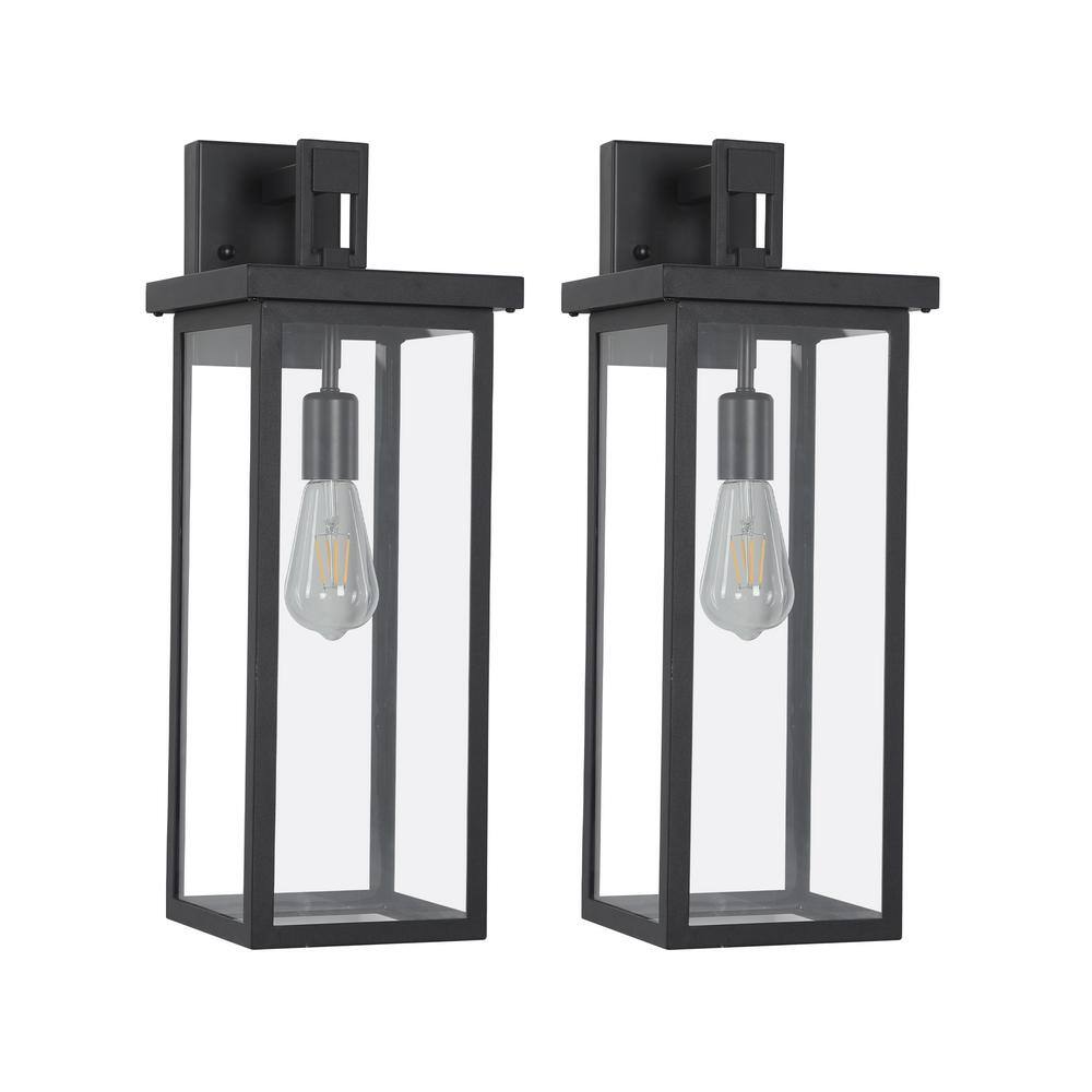 bessten Hera Black Hardwired Weatherproof Outdoor Path Light with No