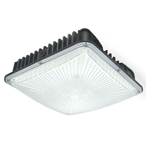 WYZM 300-W Equivalent Integrated LED Outdoor Security Lighting 8400 Lumens, Canopy Light and Area Light 5000k