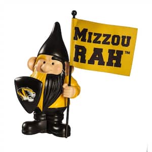 10 in. x 6 in. University of Missouri NCAA Garden Gnome with Team Flag