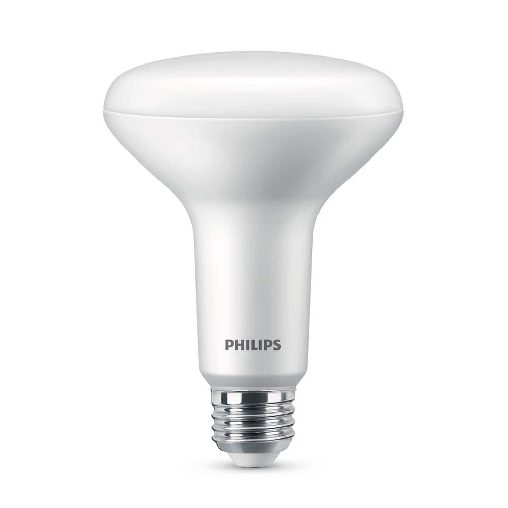 Philips 65-Watt Equivalent BR30 Dimmable E26 LED Light Bulb Daylight 5000K (3-Pack) -  571364
