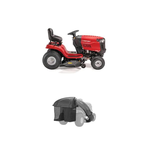 42/46 in. Double Bagger and Pony 42 in. 547cc 7-Speed Riding Lawn Mower Combo