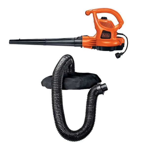 12 AMP 230 MPH 385 CFM Corded Electric 3-In-1 Handheld Leaf Blower, Vacuum and Mulcher with Leaf Collection Attachment
