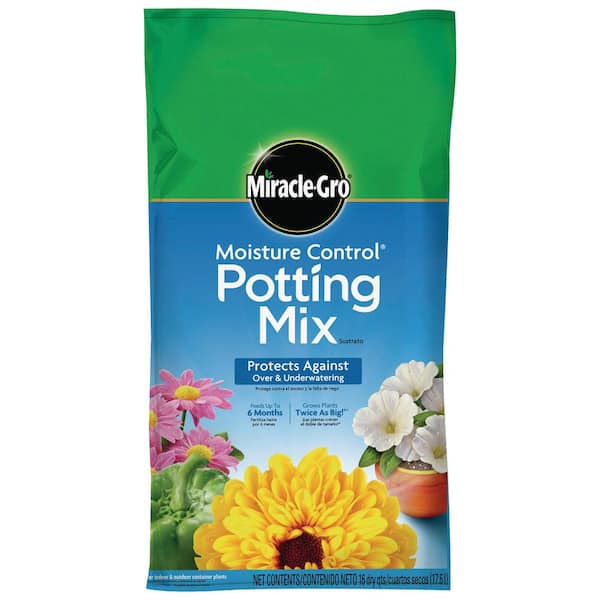 Miracle-Gro 16 qt. Moisture Control Potting Mix for Outdoor and Indoor Plants