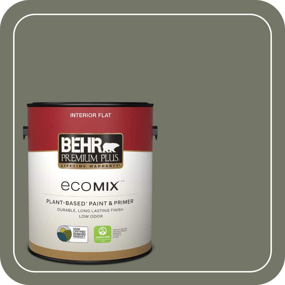 1 gal. #PPU10-19 Conifer Green Flat EcoMix Plant-Based Interior Paint & Primer price history on PriceWatchPro