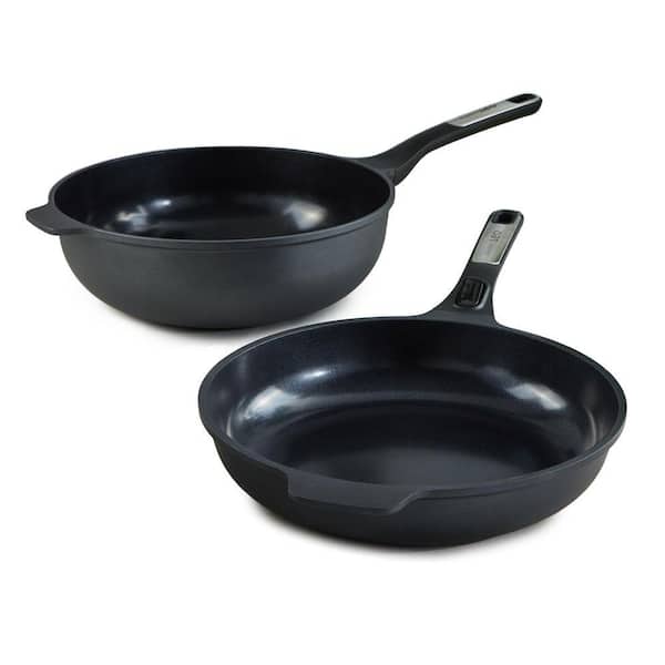 BergHOFF Leo Phantom 2-Piece Nonstick Ceramic Stir Fry Cookware Set, Recycled