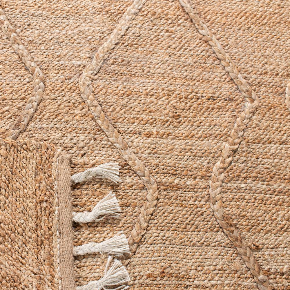 Handwoven Natural Fiber Rectangular Rug - 9' x 12'
