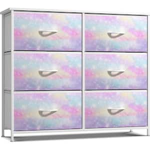 Watercolor 6-drawer 31.5 in. Wide Dresser without Mirror