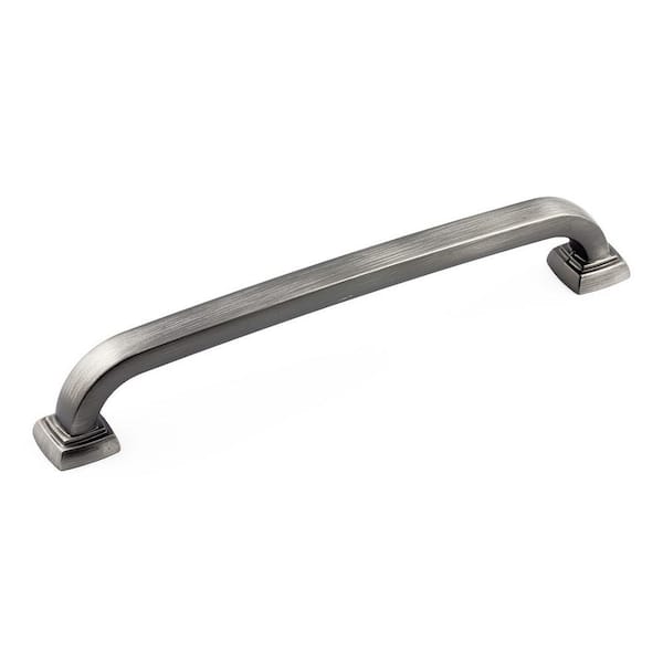 Vaughan Collection 6 5/16 in. (160 mm) Antique Nickel Transitional Cabinet Bar Pull