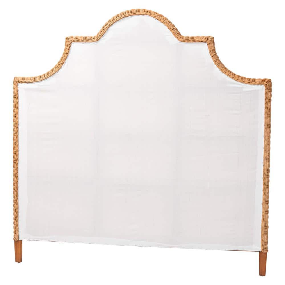 Melanie Light Honey Brown Rattan King Standalone Headboard - thumbnail 10
