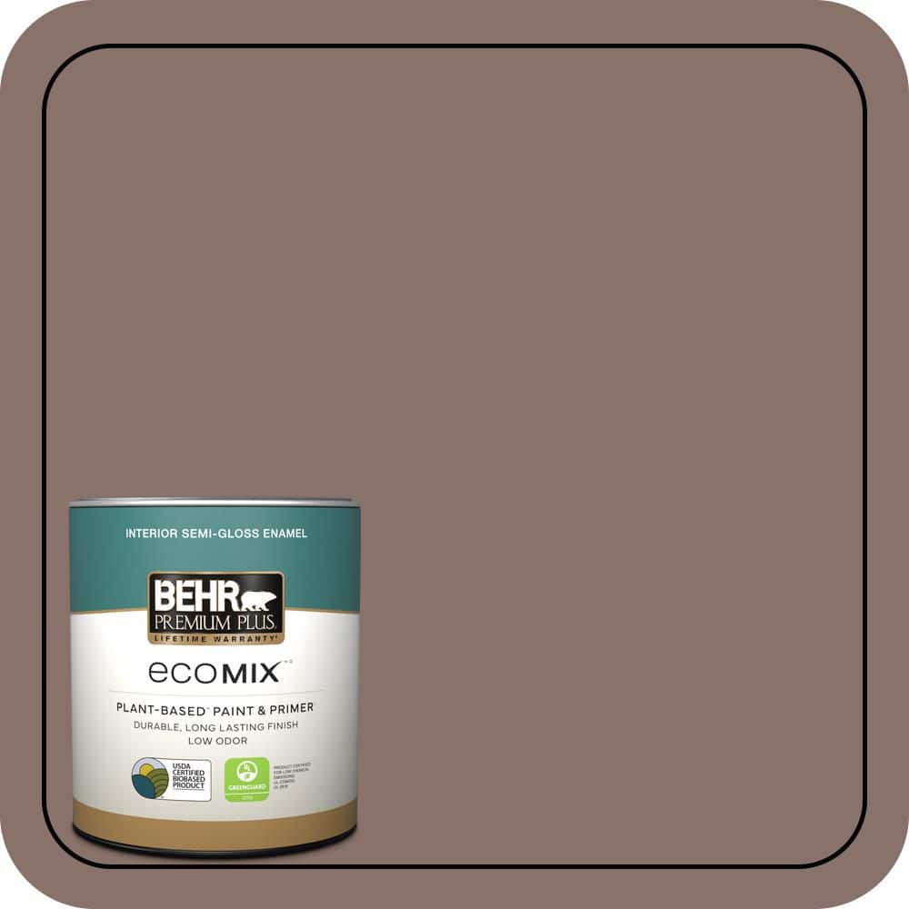 1 qt. #MQ1-56 Elkhound Semi-Gloss Enamel EcoMix Plant-Based Interior Paint & Primer price history on PriceWatchPro