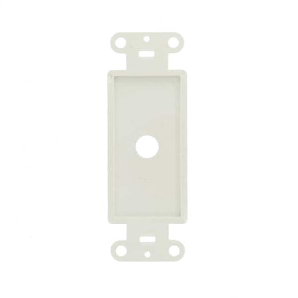 Leviton Decora Plastic Adapter For Rotary Dimmers Fits Over 0 406 In Dia Shaft White 80400 W - Decora Wall Plates Adapter
