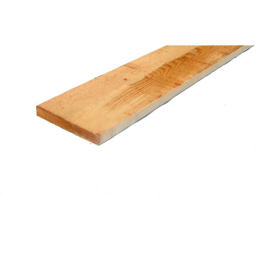 2 in. x 8 in. x 10 ft. Std and Btr Green Rough Cedar Dimensional Lumber ...