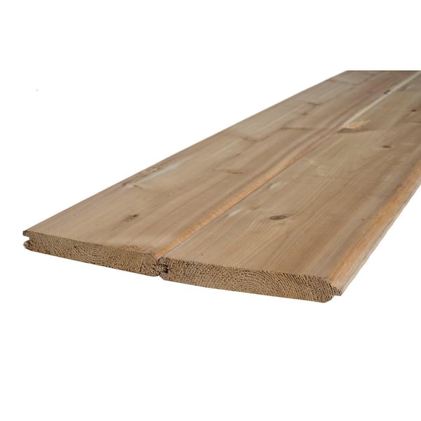 Tongue And Groove Cedar Decking 1 X 6 8' Knotty Red Cedar Tongue