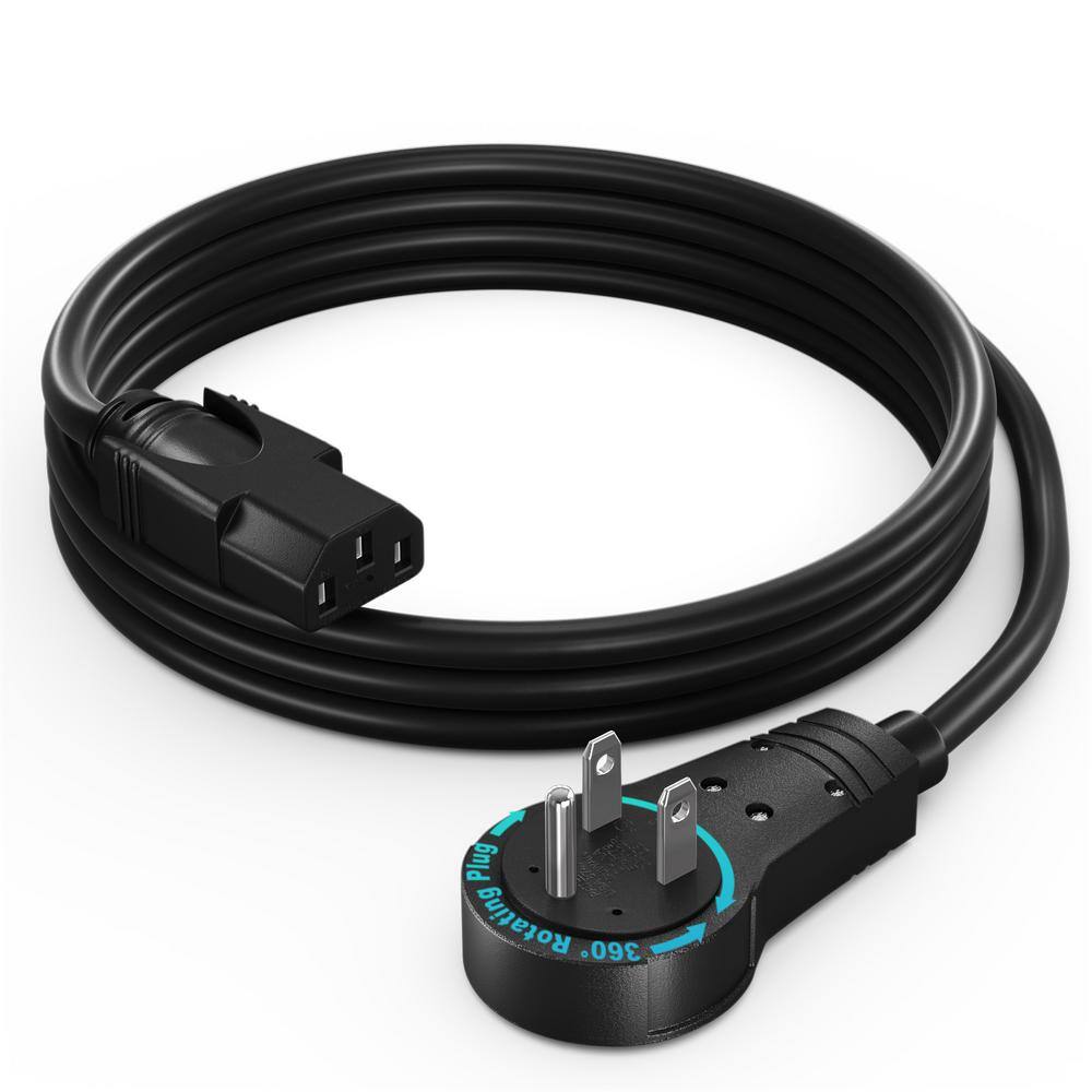 3 ft. 16/3 Monitor Cord with 360 Rotating Plug, 13Amps, Black price history on PriceWatchPro
