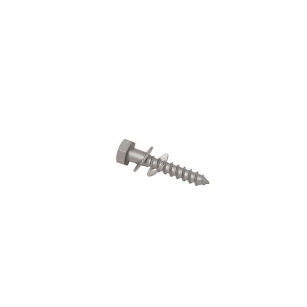 Dolle Prova PA22 Galvanized Steel Hex Screw Post Anchors (4-Piece)