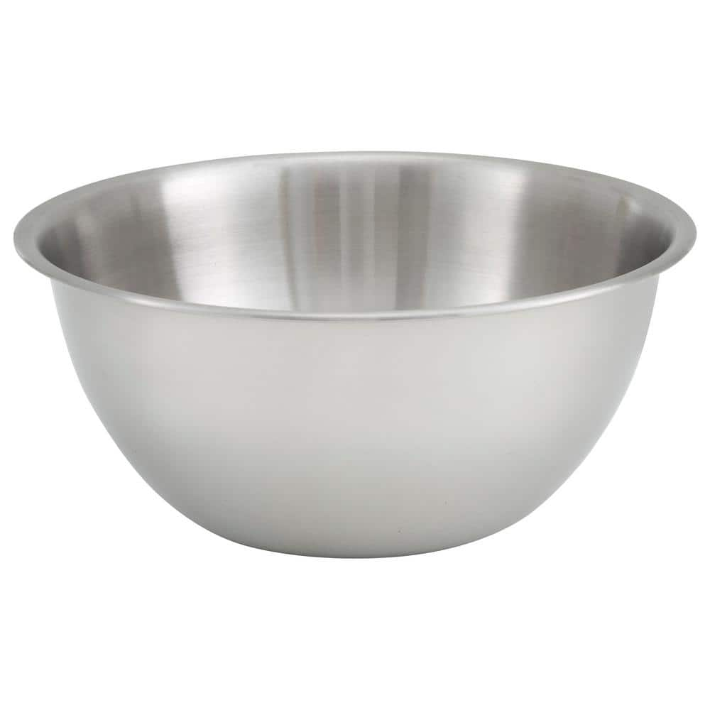 Winco 8 qt. Stainless Steel Heavy-duty Mixing Bowl