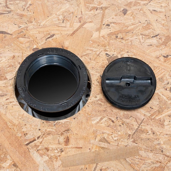 4 in. All Plastic Snap-in Cleanout ABS