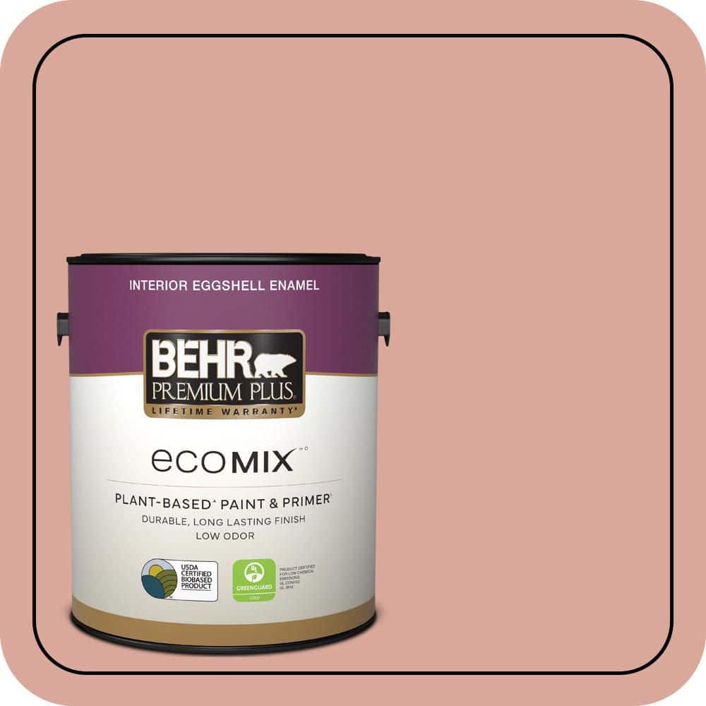 1 gal. #PMD-70 Cottage Rose Eggshell Enamel EcoMix Plant-Based Interior Paint & Primer price history on PriceWatchPro