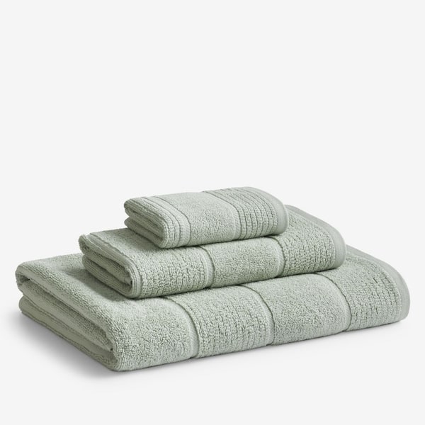 Company Cotton Textured Stripe Wash Cloth