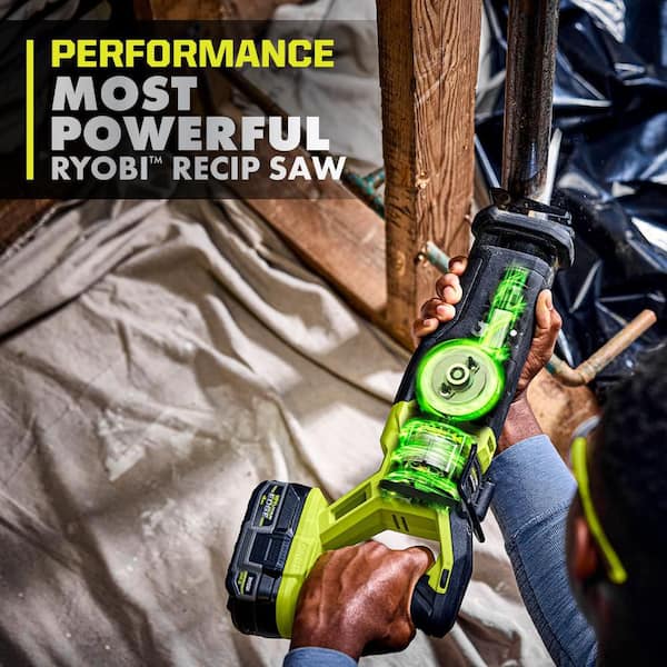 RYOBI ONE+ HP 18V Brushless Cordless Reciprocating Saw (Tool Only