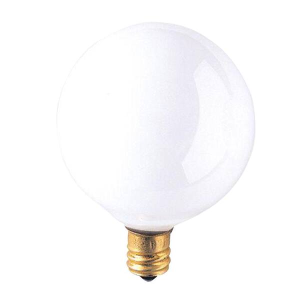 Bulbrite 60-Watt Incandescent G16.5 Light Bulb (25-Pack)