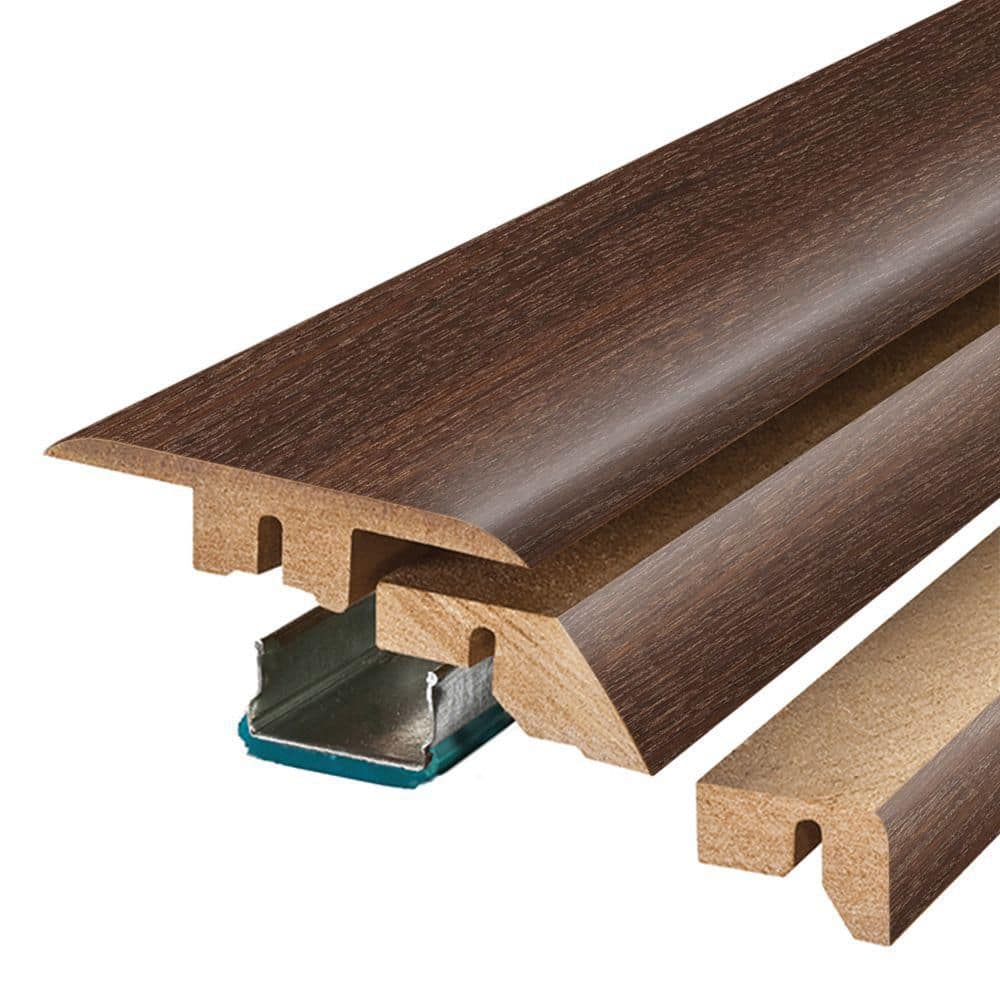 Stable View 0.75 in. T x 2.37 in. W x 78.7 in. L Textured Wood Look Laminate Moulding/Trim 4 in 1 Molding price history on PriceWatchPro