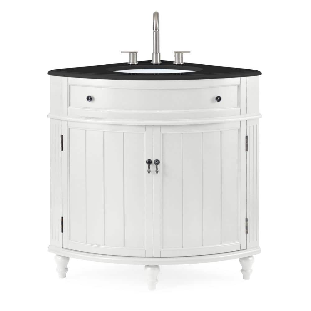 Thomasville 24 in. W x 24 in. D x 34.5 in. H in. Bath Vanity in White with 