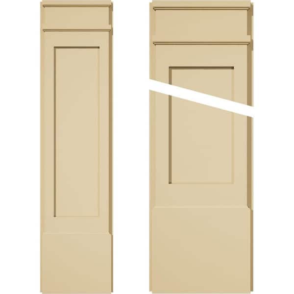 Ekena Millwork 2 in. D x 12 in. W x 48 in. L Primed Polyurethane Pilaster 1- Pack
