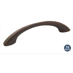 Vaile 3-3/4 in. (96mm) Modern Oil-Rubbed Bronze Arch Cabinet Pull (10-Pack)