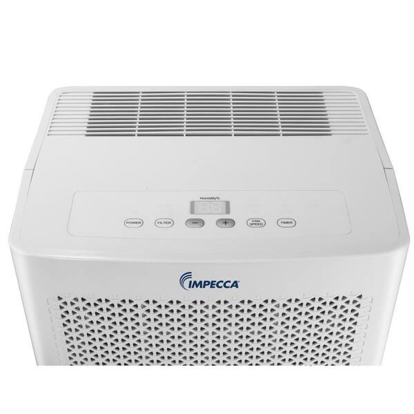 50-Pint Energy Star Portable Dehumidifier With Led Display And