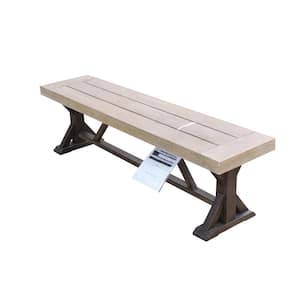 Farmhouse Wood Dining with Outdoor Picnic Benches (Box 2)