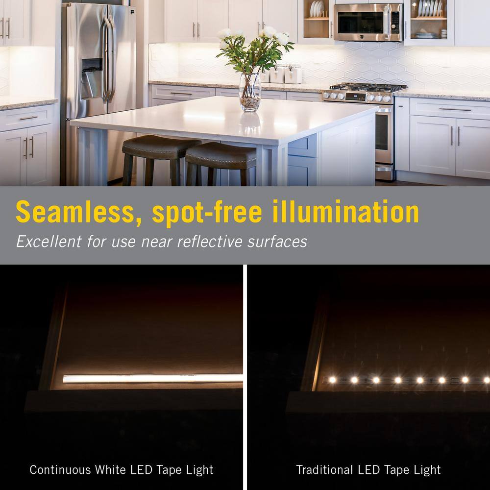 16 ft Warm White LED Strip Light Tape