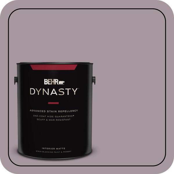 BEHR DYNASTY 1 gal. #N110-3 Fig Preserves One-Coat Hide Matte Interior Stain-Blocking Paint & Primer