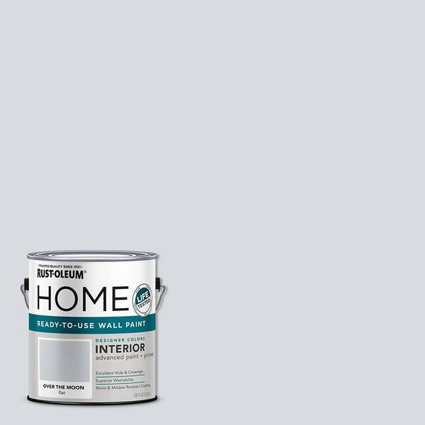 Rust-Oleum Home 1 Gal. Flat Over the Moon Interior Wall Paint