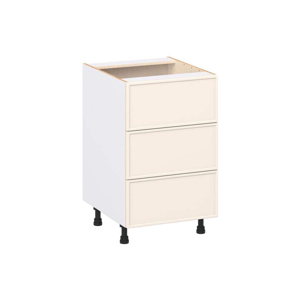 Fairview 21 in. Wx24 in. D x 34.5 in. H Assembled Slim Shaker Drawer Base Kitchen Cabinet in Washed Linen with 3-Drawers price history on PriceWatchPro