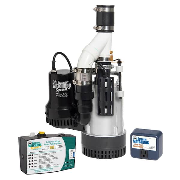 Basement Watchdog 1/2 HP Big Combination Unit with Special Backup Sump Pump System