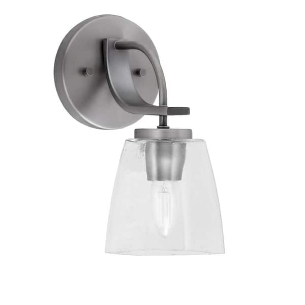 Unbranded Olympia 1-Light Graphite Wall Sconce