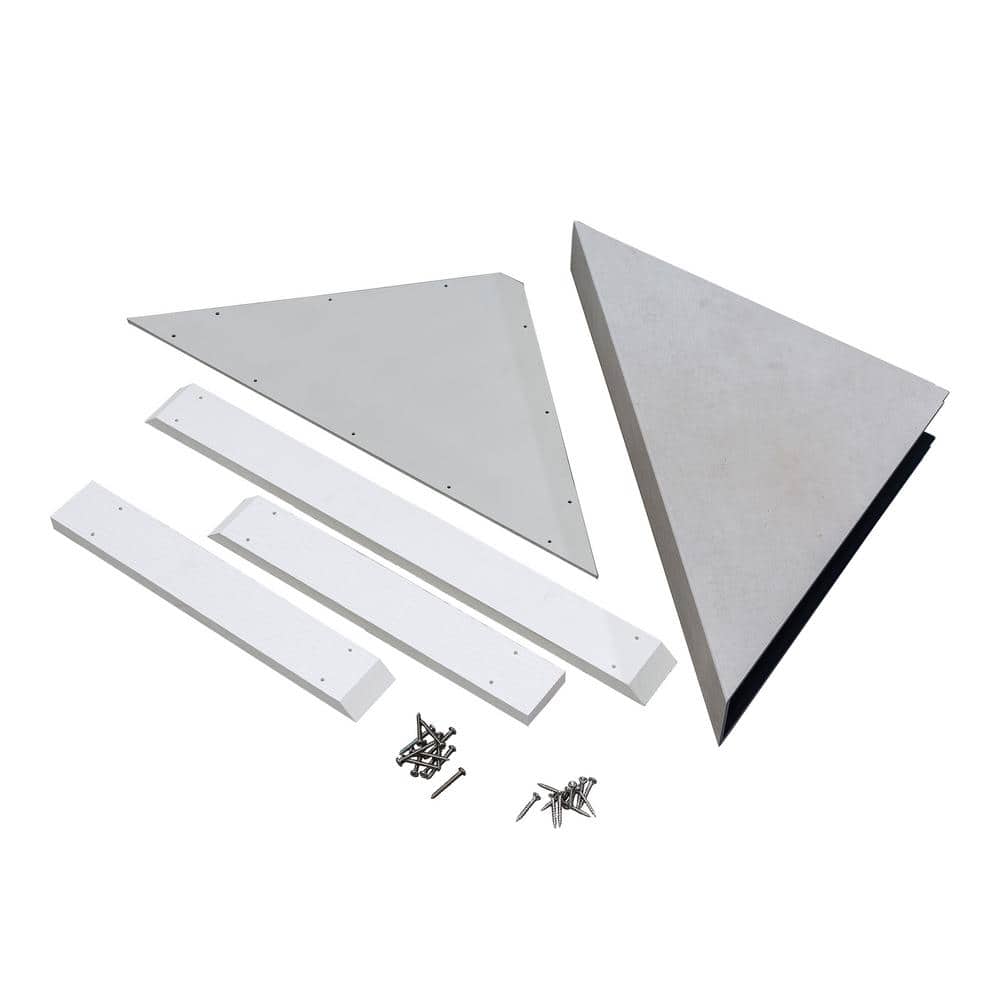 24.88 in. x 12.31 in. Vinyl Waterproof Walk in Corner Shower Seat in Wintry Mix price history on PriceWatchPro