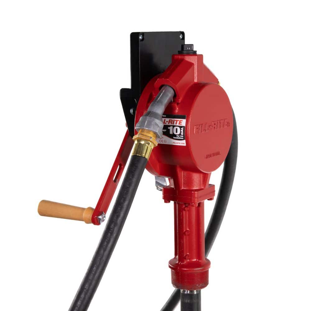 Rotary Fuel Transfer Hand Pump with Standard Accessories and Counter