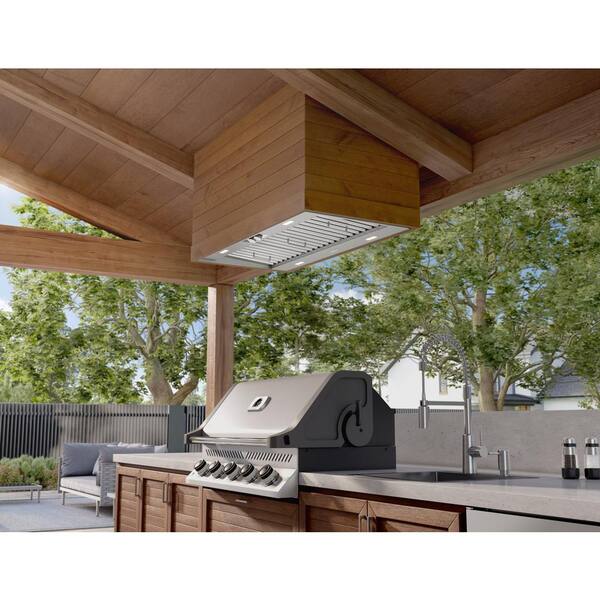 Zephyr Spruce 36 in. 1200 CFM Insert Mount with LED Light Range