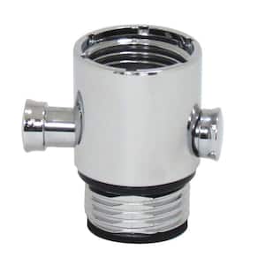Pause/Trickle Adapter for Hand-Held Showers in Polished Chrome