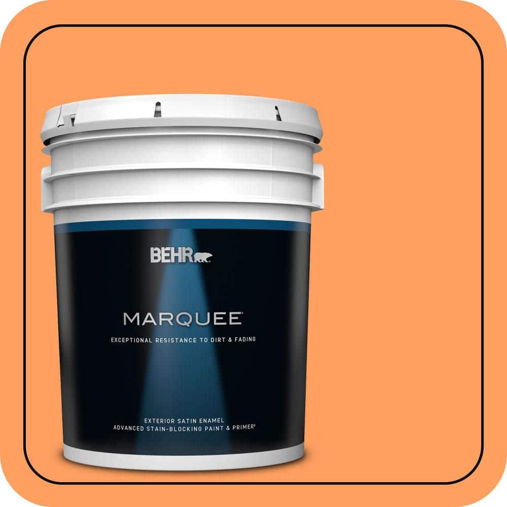 5 gal. #250B-5 Orange Spice Satin Enamel Exterior Paint & Primer product image for price tracking