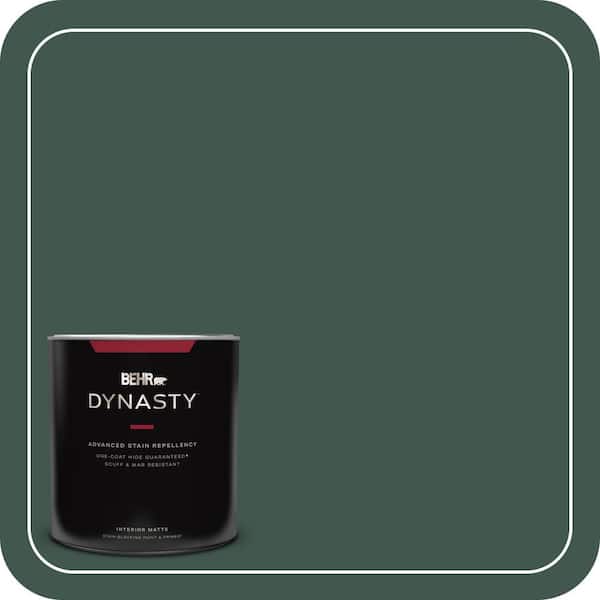 BEHR DYNASTY 1 qt. #BXC-33 Jolly Green Matte Interior Stain-Blocking Paint and Primer