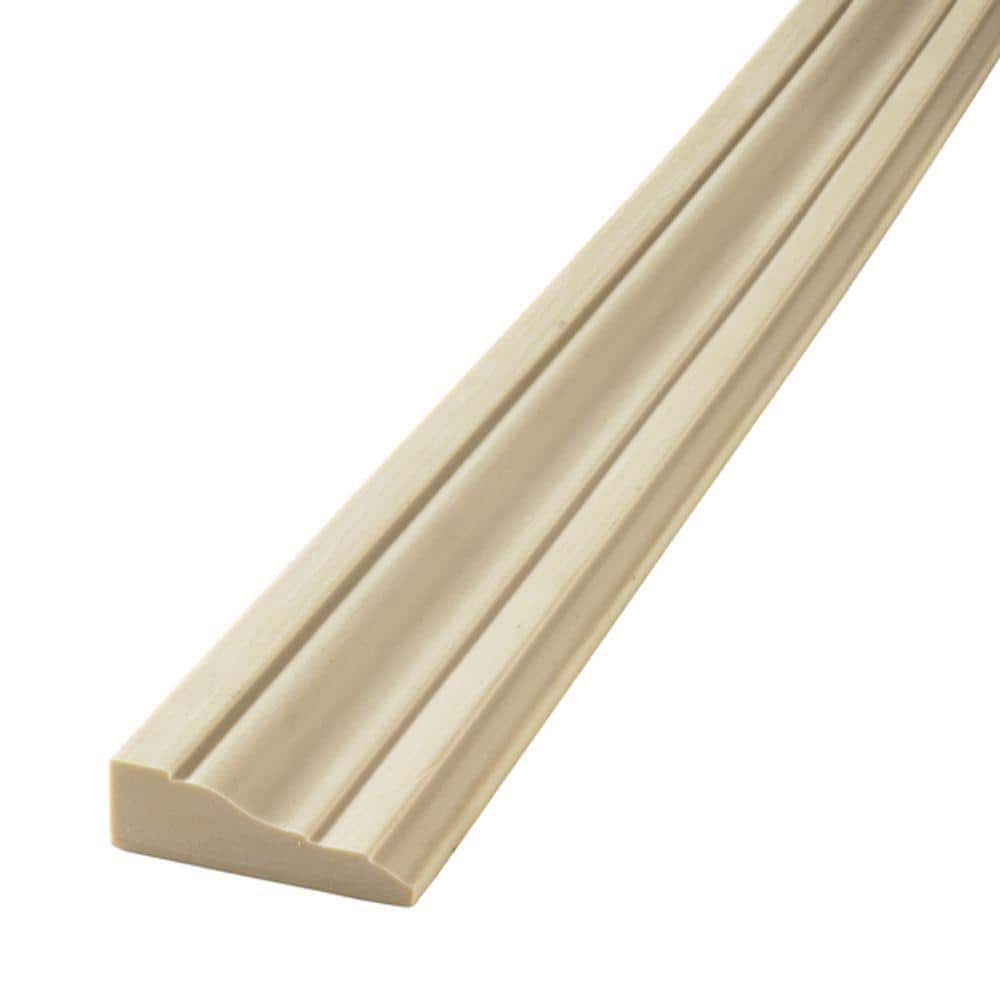 Flex Trim HD 366 5/8 in. x 2-1/4 in. x 144 in. Polyurethane Flexible Straight Casing, Product is shipped unfinished/ tan in color -  90068