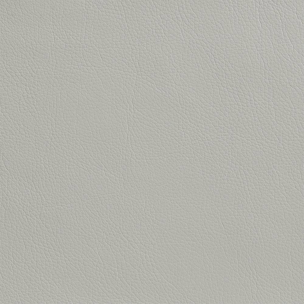 Modern Light Gray Faux Leather 88.5" Reclining Sofa with Wood Accents