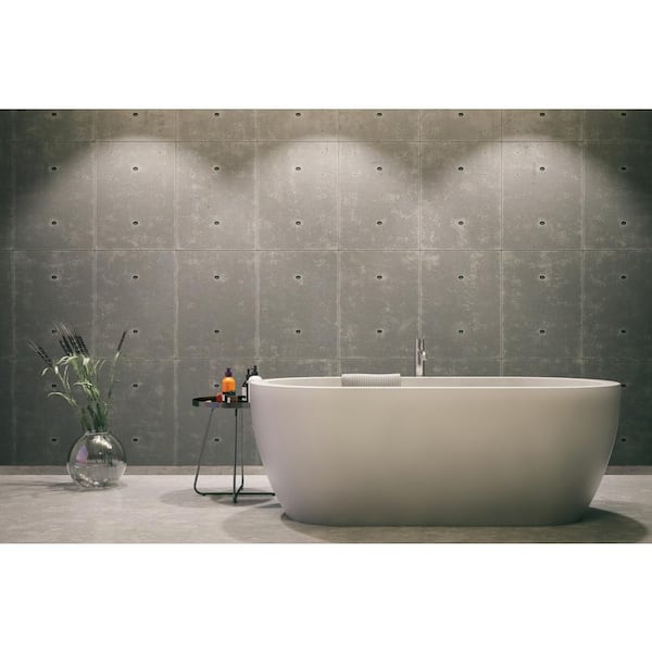 Pietra Onyx Pearl Bullnose 3 in. x 18 in. Polished Porcelain Wall Tile  (15 lin. ft./Case)