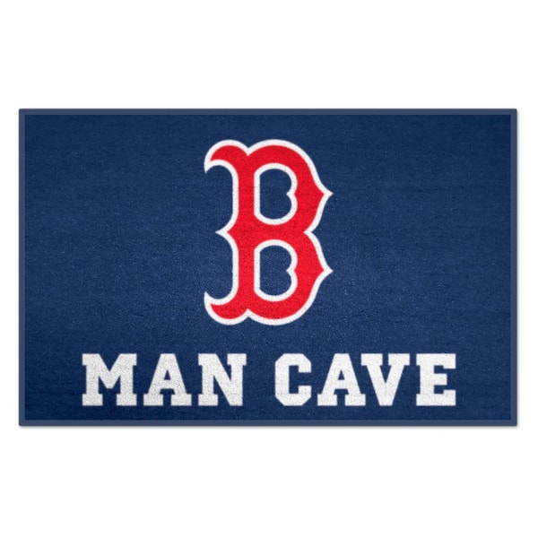 MLB - Boston Red Sox 19 in. x 30 in. Indoor Man Cave Starter Area Rug