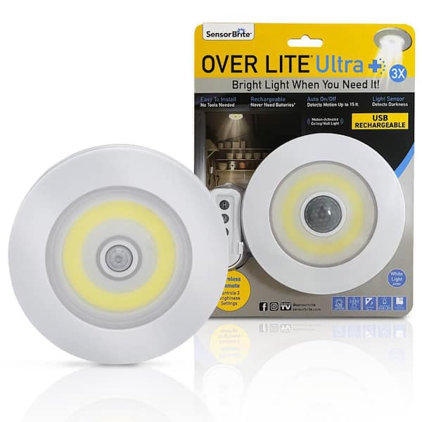 Sensor Brite Ultra Overhead Motion Activated LED Rechargeable Night Light  OLUR-CD4 - The Home Depot