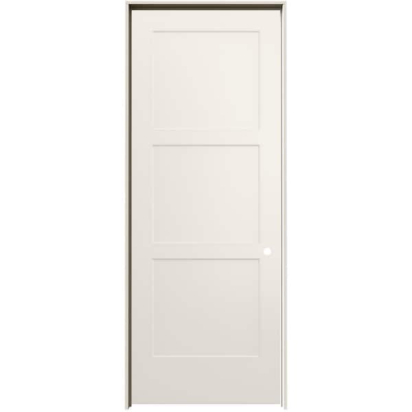 36 in. x 96 in. Birkdale Primed Left-Hand Smooth Solid Core Molded Composite Single Prehung Interior Door